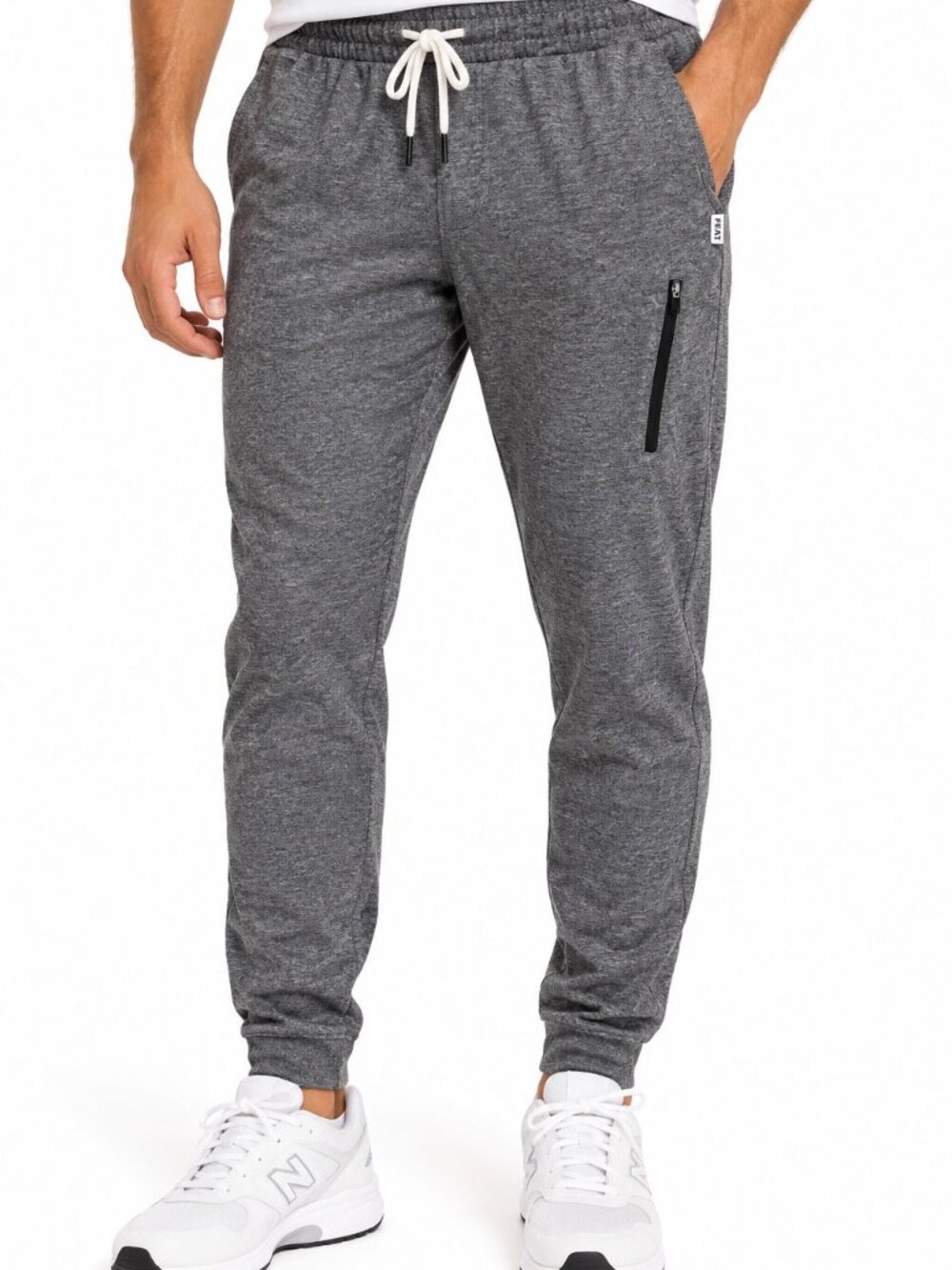 FEAT Roam Performance Joggers Men's M Gray Heather Drawstring Athletic Pants